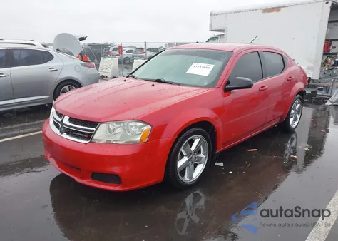 2012 Dodge Avenger Se z USA, uszkodzony, nr VIN 1C3CDZAB4CN141333